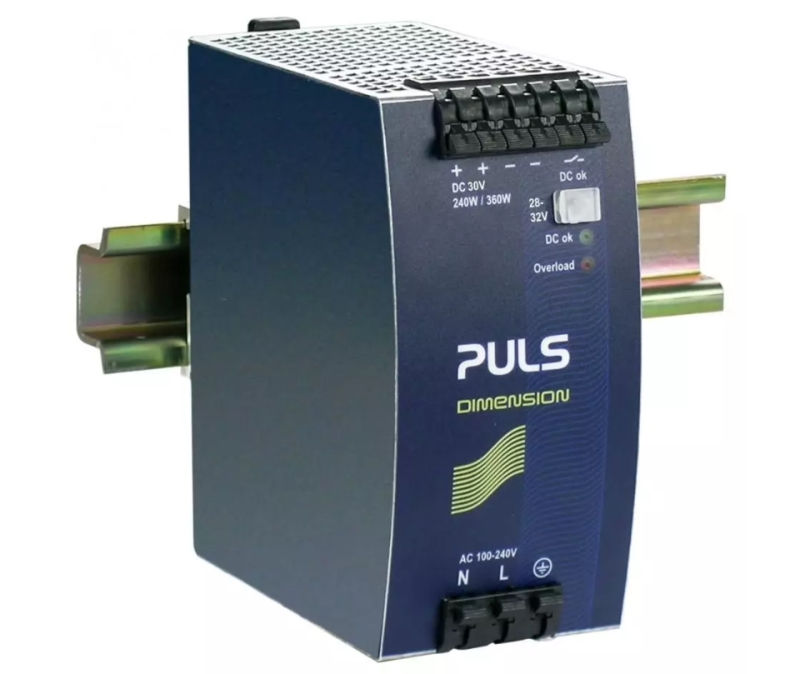 QS10-301-PULS-30Vdc-8A-DIN-Rail-Power-Supply