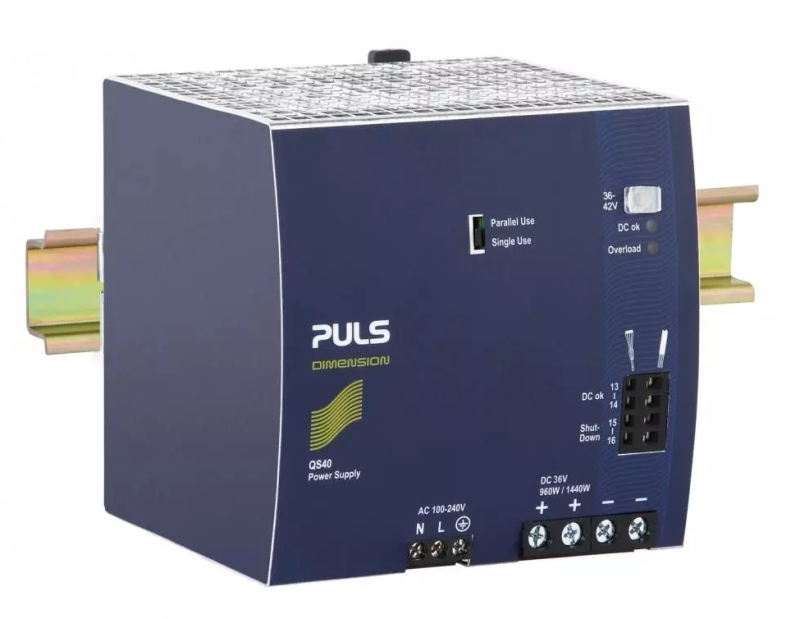 QS40-361-PULS-36Vdc-26-7A-DIN-Rail-Power-Supply