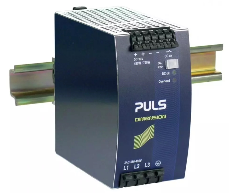 QT20-361-PULS-36Vdc-13-3A-DIN-Rail-Power-Supply