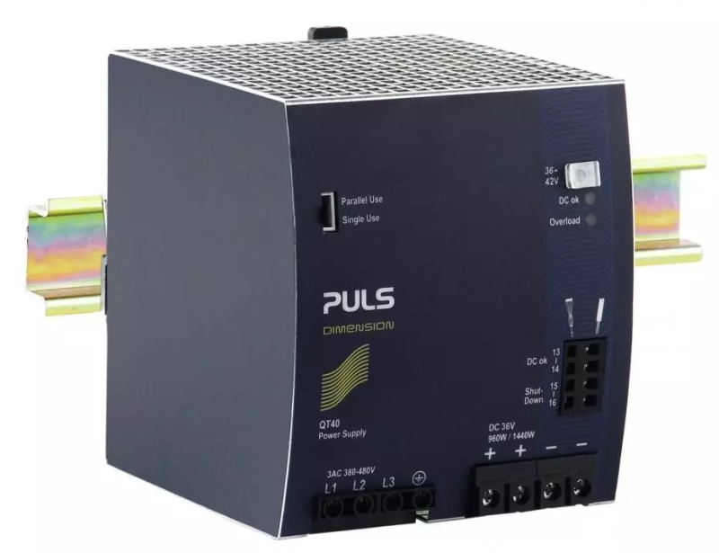 QT40-361-PULS-36Vdc-26-7A-DIN-Rail-Power-Supply
