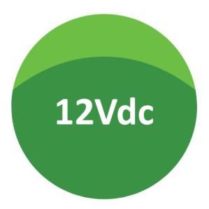 12Vdc Output DC DC Converter Green Button 