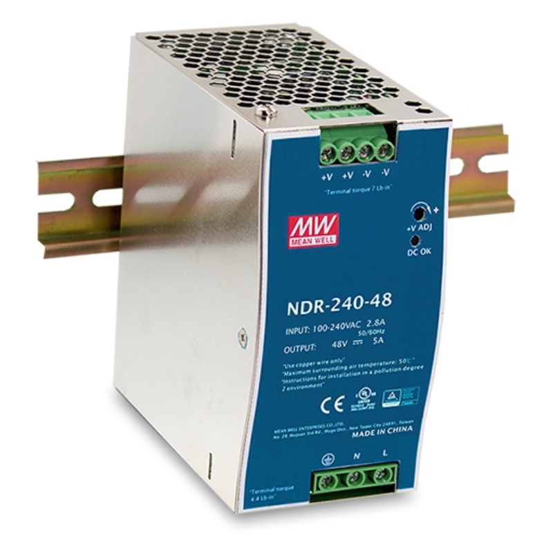 NDR-240-24-24Vdc-10A-DIN-Rail-Power-Supply