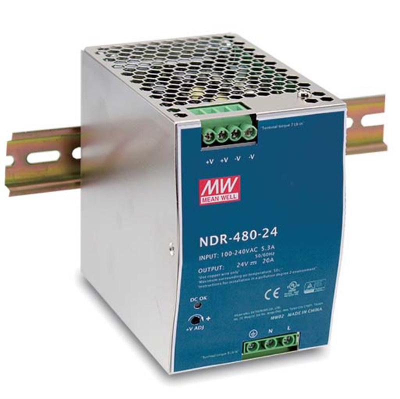 NDR-480-48-48Vdc-10A-DIN-Rail-Power-Supply