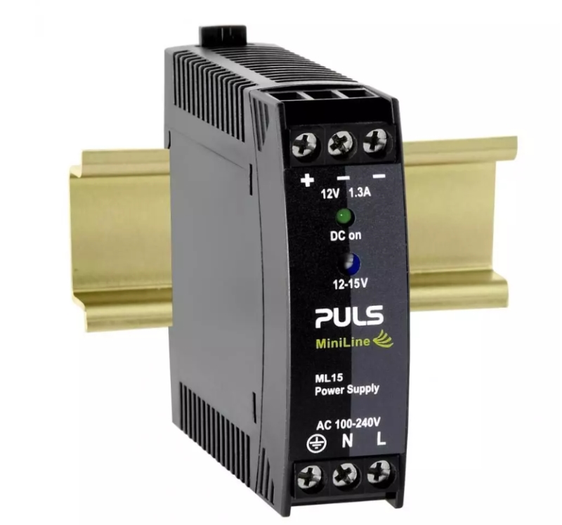 ML15-121-PULS-12Vdc-1-3A-DIN-Rail-Power-Supply