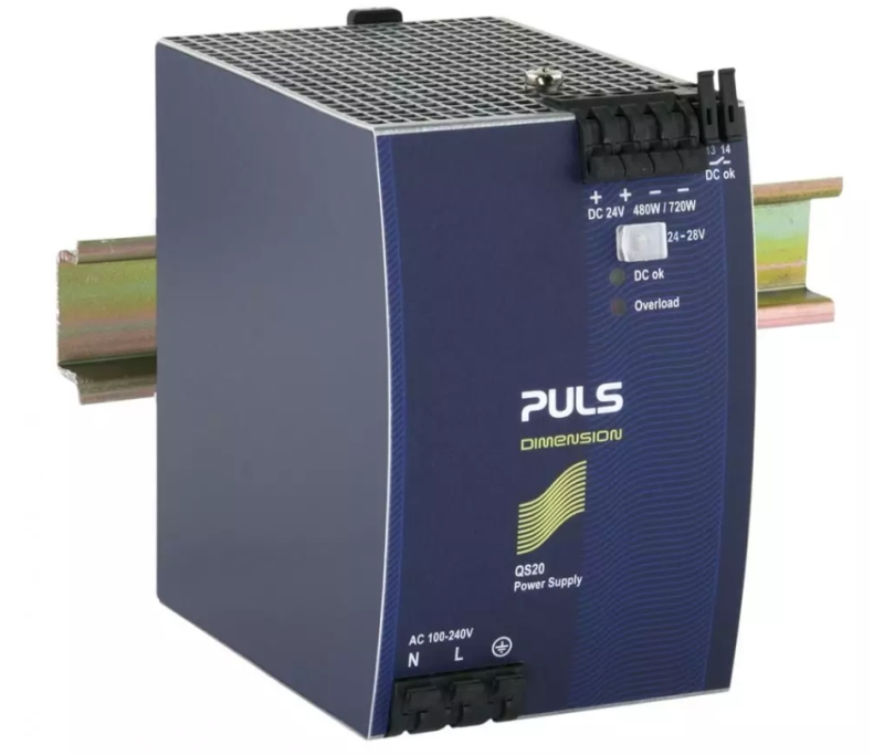 QS20-241-PULS-24Vdc-20A-DIN-Rail-Power-Supply