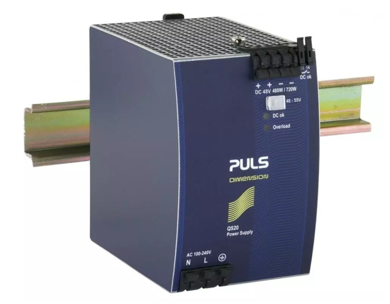 QS20-481-PULS-48Vdc-10A-DIN-Rail-Power-Supply