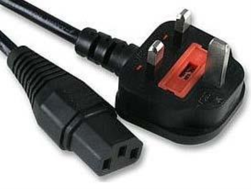 IEC-Cable---Power-Cord---IEC320-to-UK-Plug-2m--5A-Fuse-
