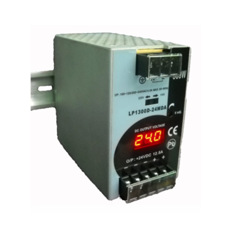 LP1300D-24MDA-24Vdc-12-5A-DIN-Rail-Power-Supply