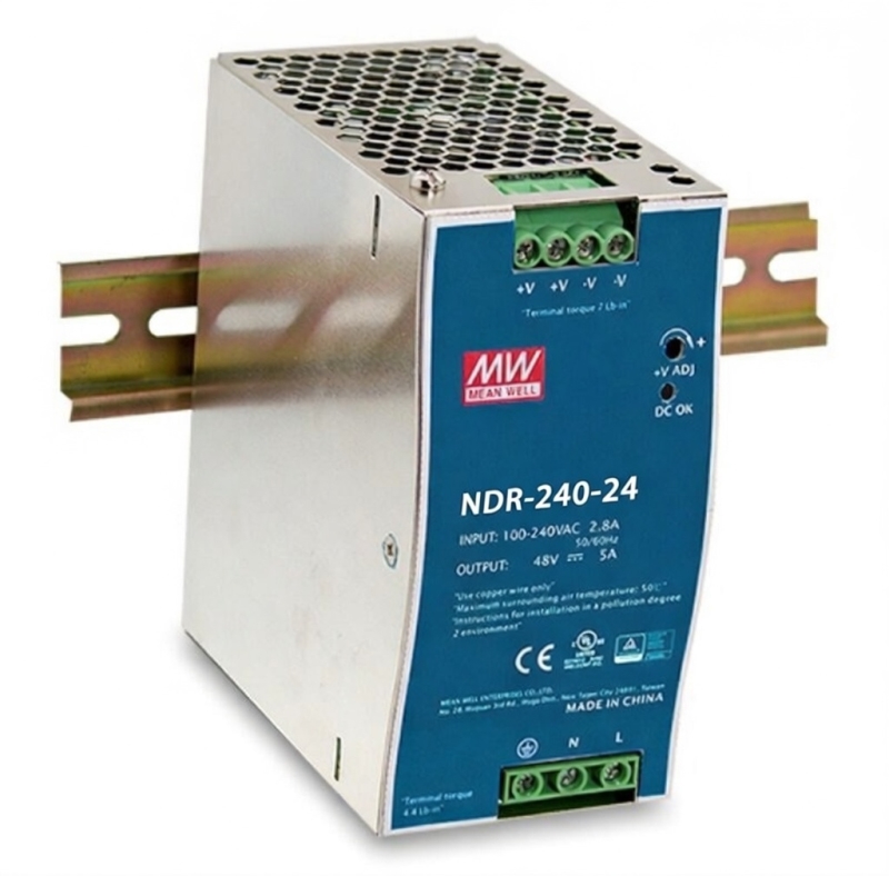 NDR-240-24-24Vdc-10A-DIN-Rail-Power-Supply