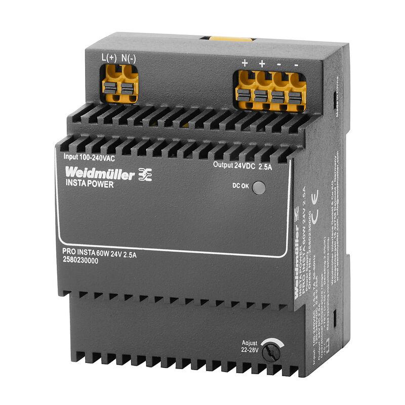 PRO INSTA 24Vdc 2-5A - 2580230000 DIN Rail Power Supply