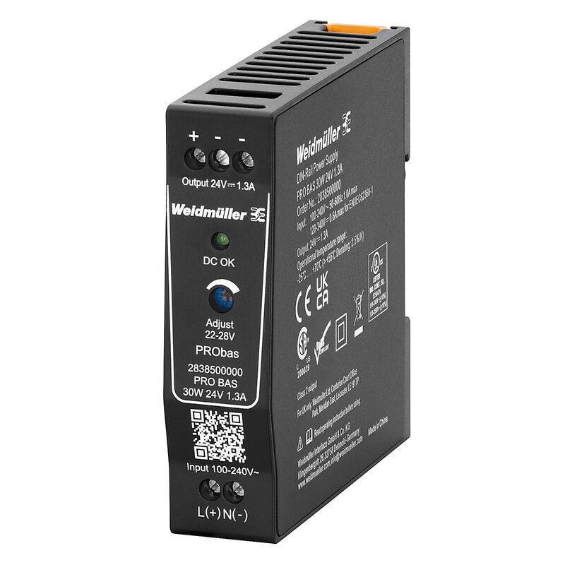 PRO BAS 24Vdc 1-3A - 2838500000 DIN Rail Power Supply