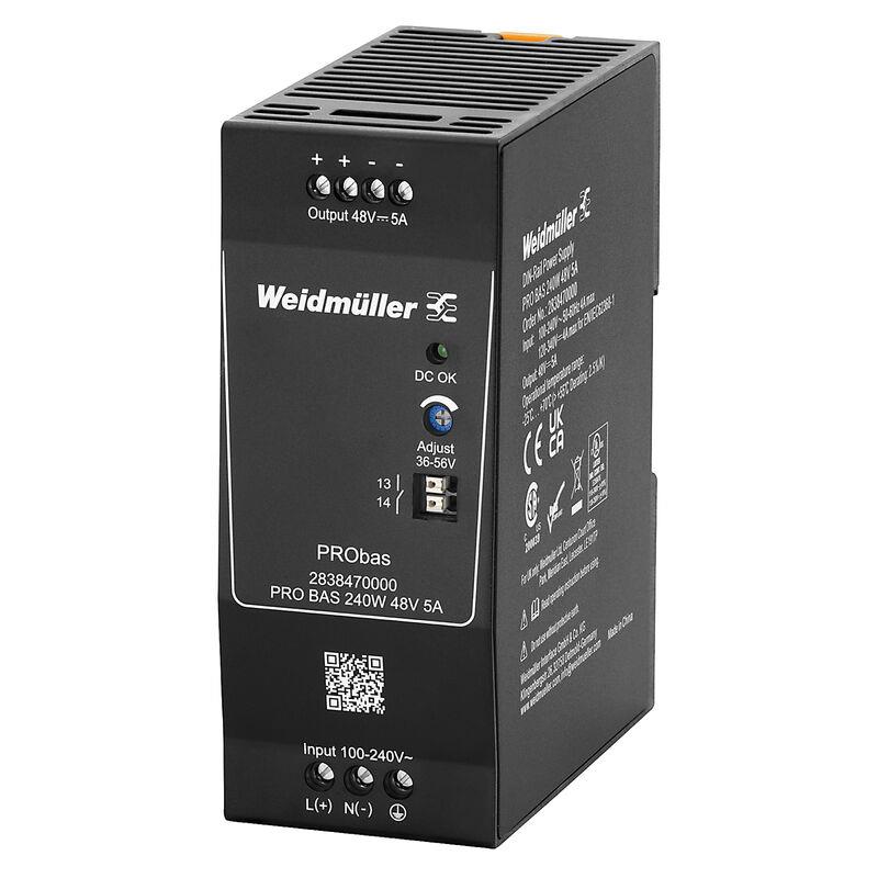 PRO BAS 48Vdc 5A - 2838470000 DIN Rail Power Supply