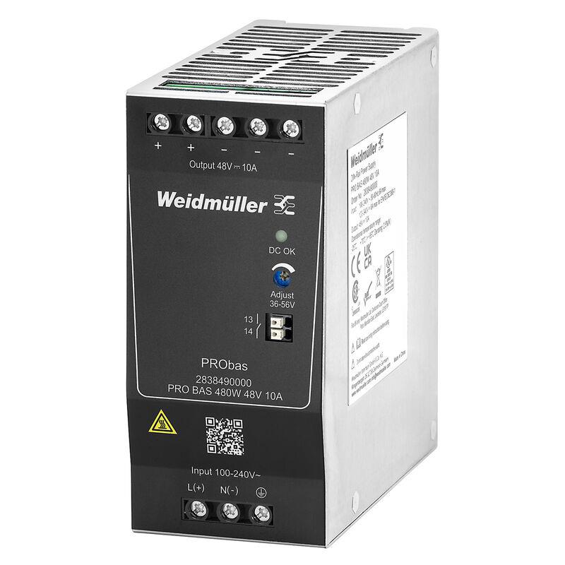 PRO BAS 48Vdc 10A - 2838490000 DIN Rail Power Supply