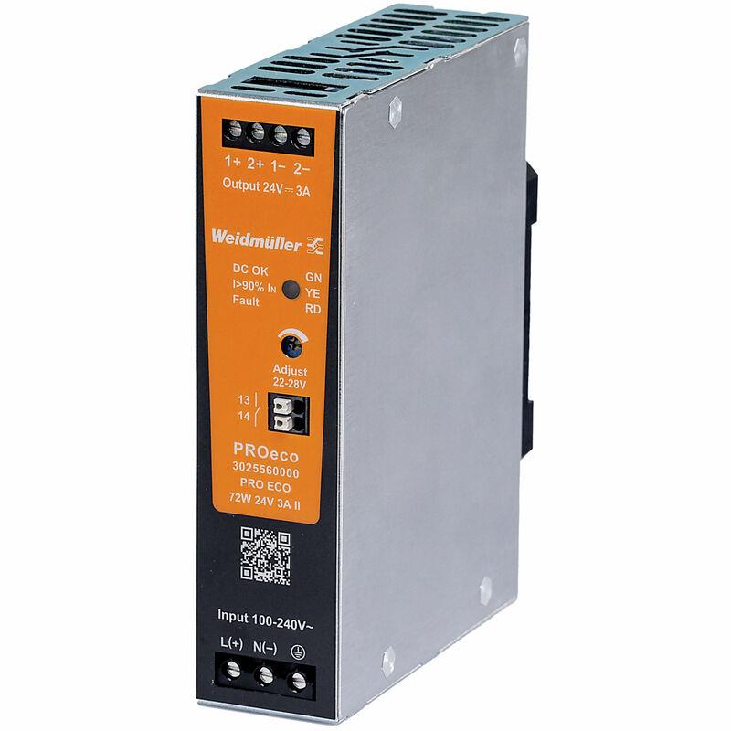 PRO-ECO-24Vdc-3A---3025560000-DIN-Rail-Power-Supply