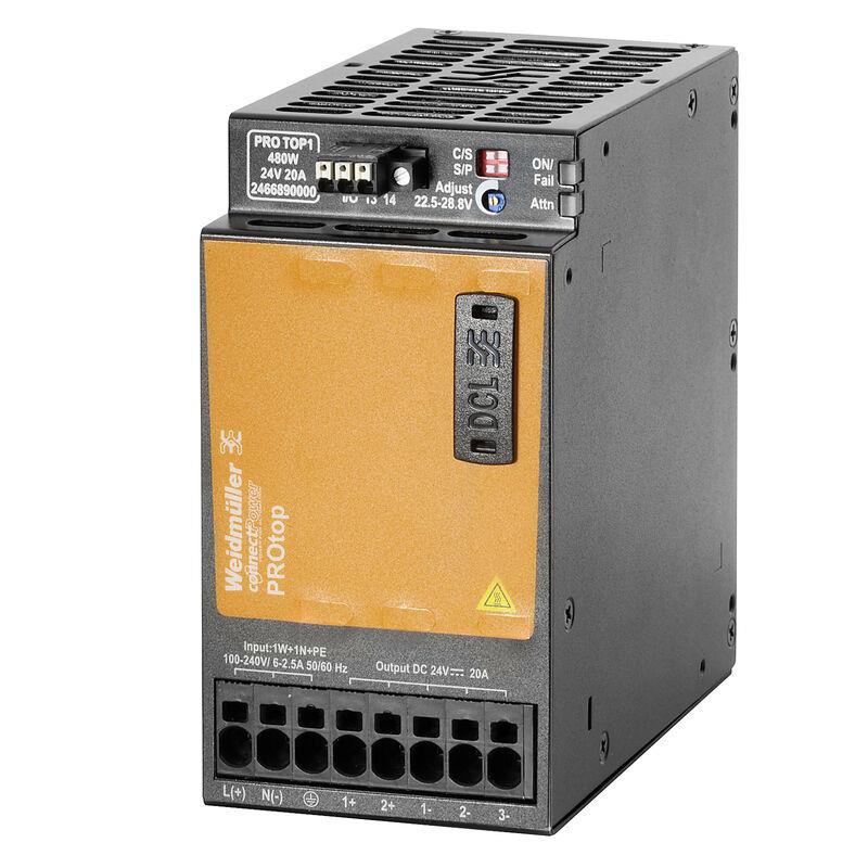 PRO TOP1 24Vdc 20A - 2466890000 DIN Rail Power Supply
