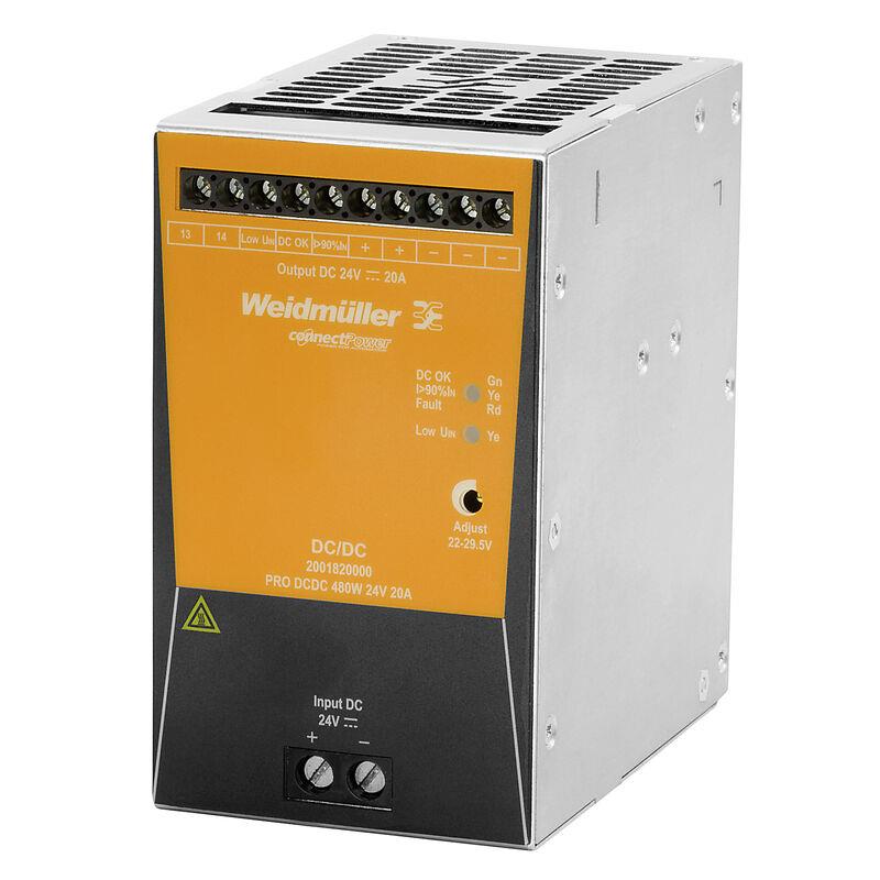 PRO DCDC 24Vdc-24Vdc 20A - 2001820000 DIN Rail DC-DC Converter